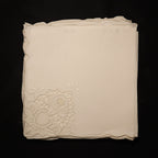 Set of 12 Hand Embroidered Antique Linen Diner Napkins