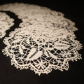 Set of 10 Round Bobbin Antique Lace Mats