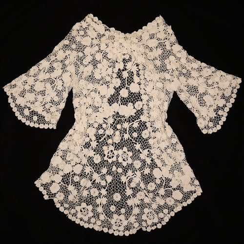 1910 - 1920 Irish Crochet Jacket