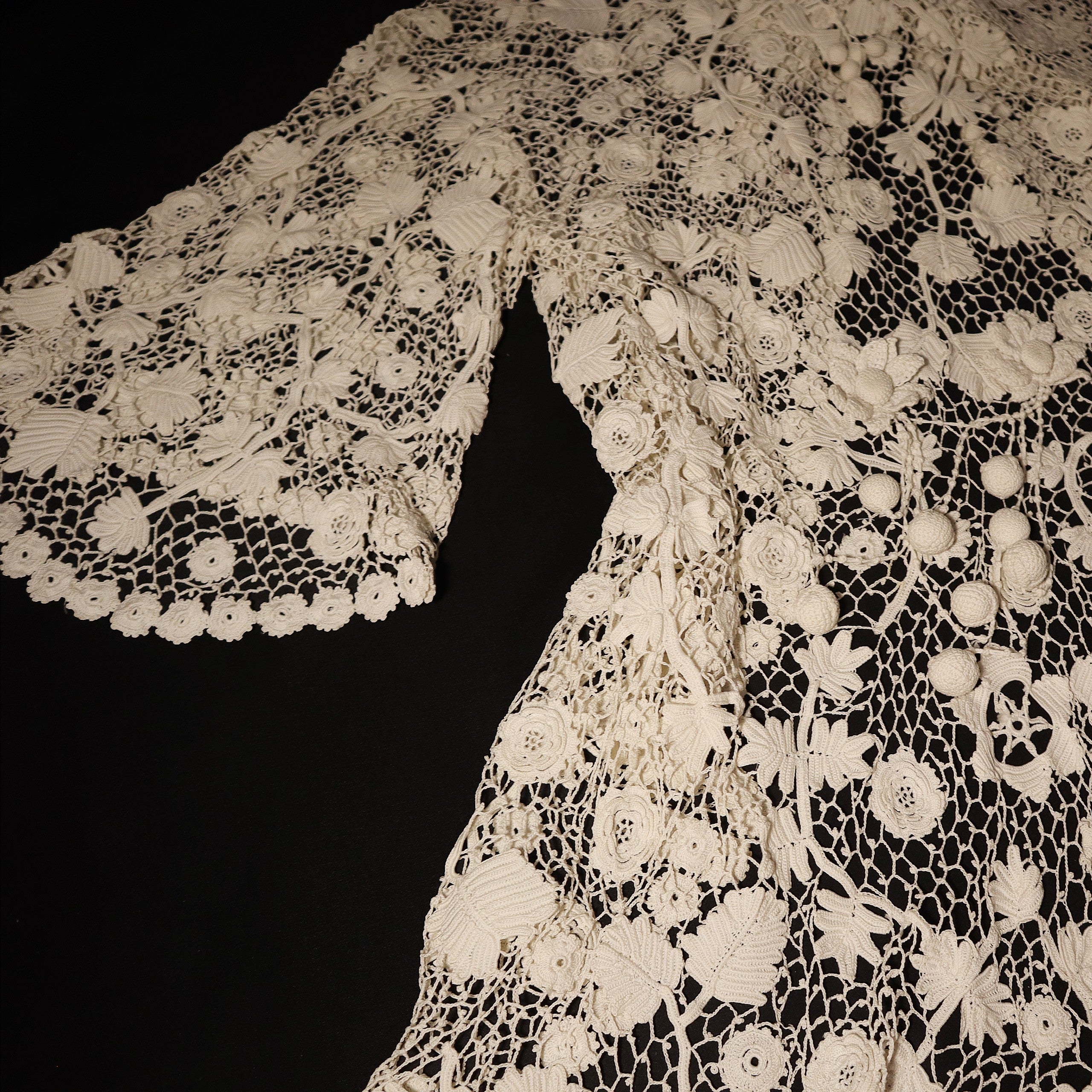 1910 - 1920 Irish Crochet Jacket