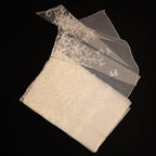 Brussels Applique Handmade Antique Lace Flounce