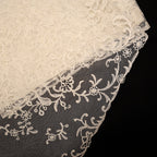 Brussels Applique Handmade Antique Lace Flounce