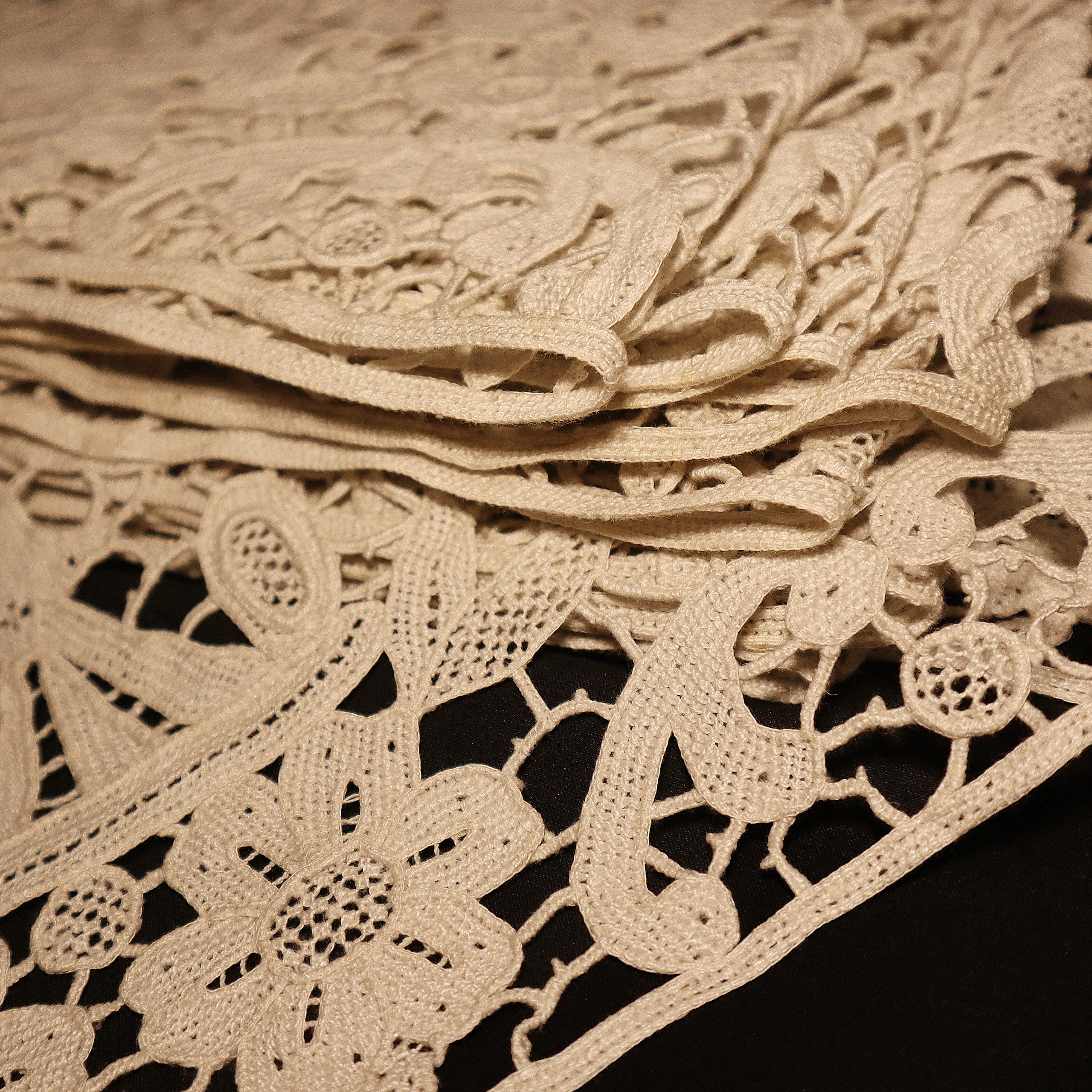 Venetian Needlepoint Handmade Antique Lace
