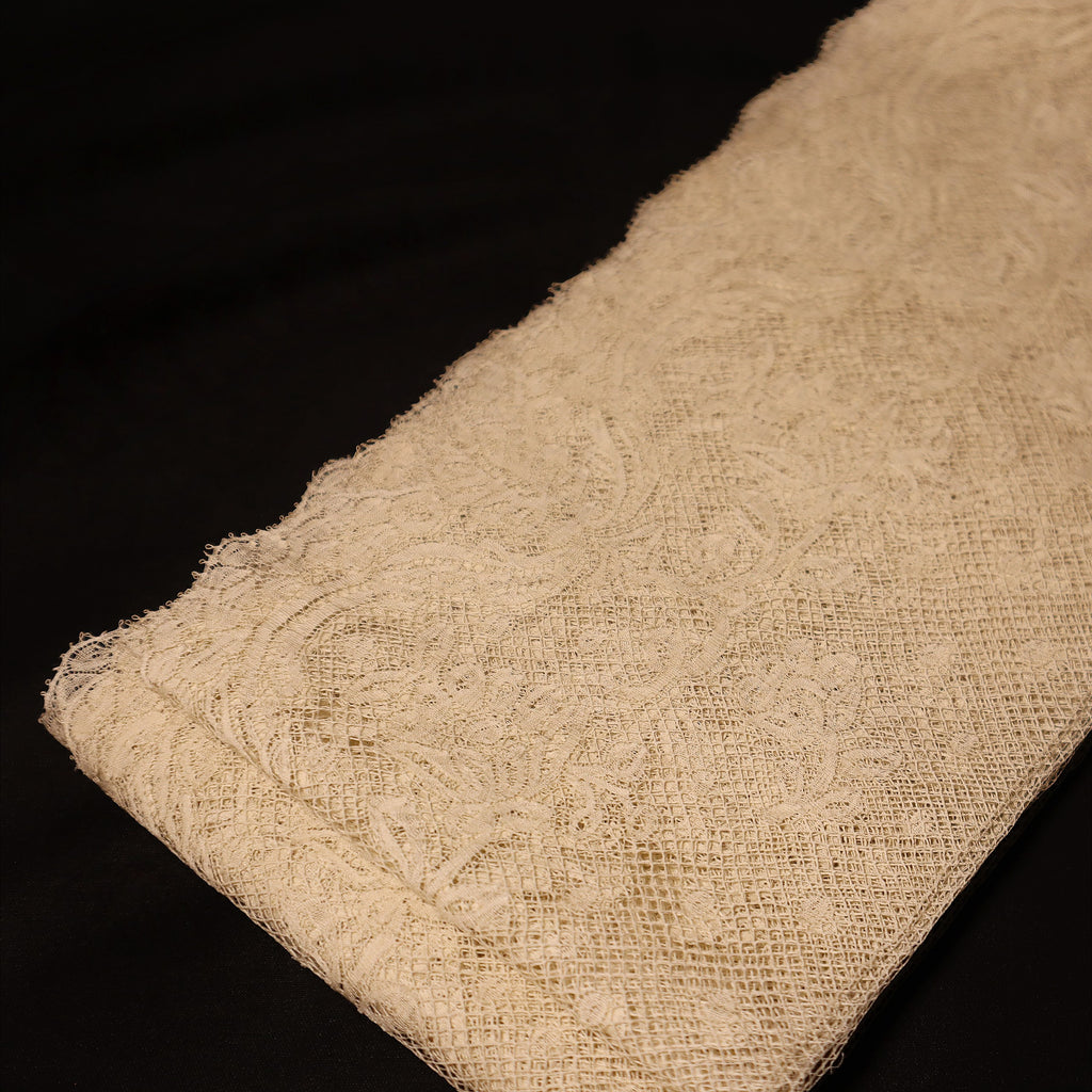 French Valenciennes Handmade Bobbin Antique Lace
